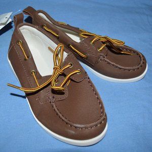 Gap Kids NWT Faux Leather Boat Shoes 11